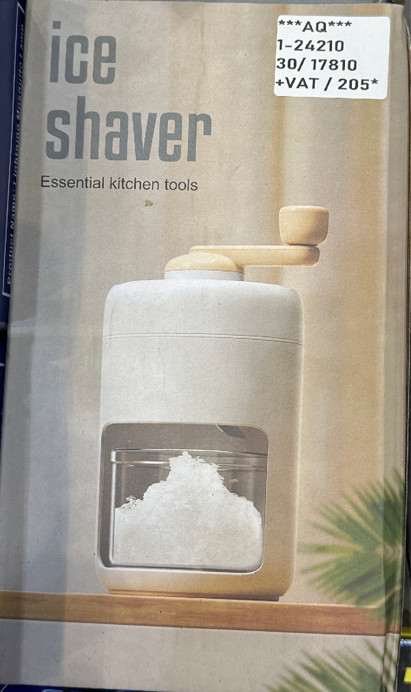 Ice shaver